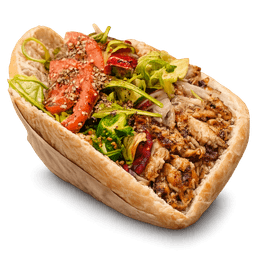 Döner im Brot (Hähnchen)